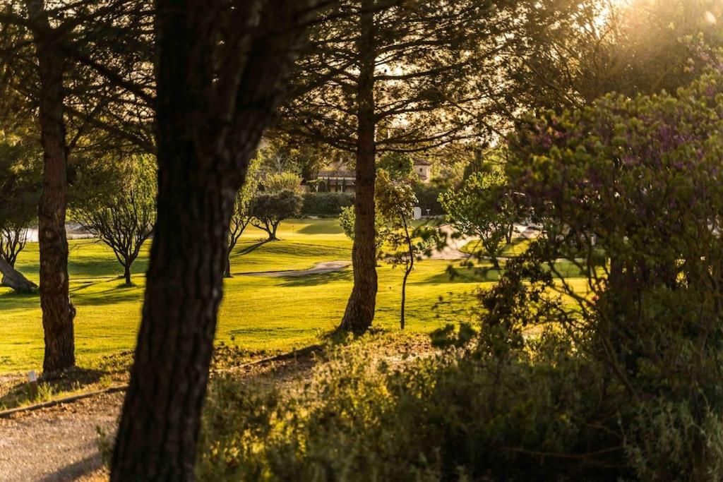 Magnifique Vue Lac Au Golf De Pont-Royal Mallemort Exterior foto